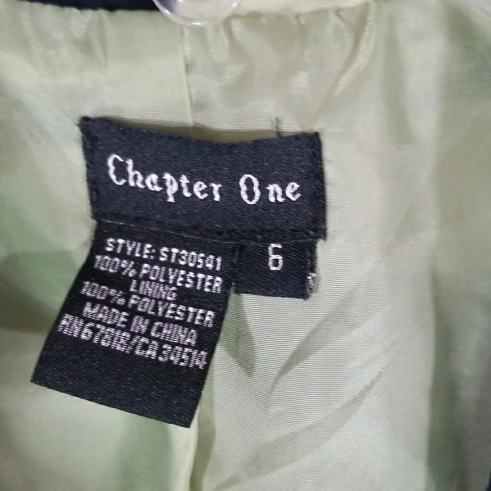 Chapter One button down collared blazer jacket 6 - Picture 5 of 8